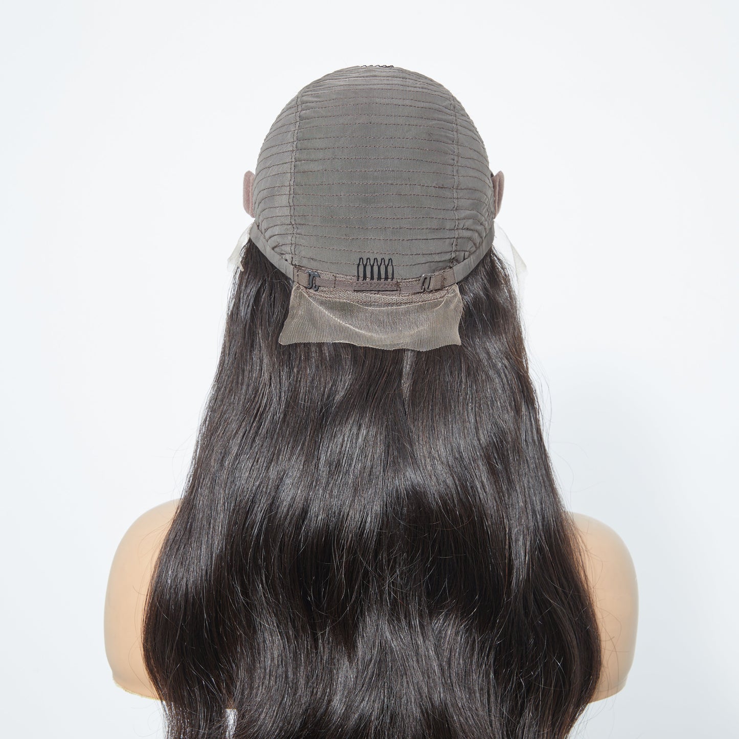 13x6 Glueless 3D Cap Pre-bleached Body Wave Transparent Lace Front Wig 150% Density