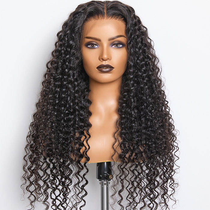 180% Density HD 13x4 Full Frontal Lace Wig Deep Wave