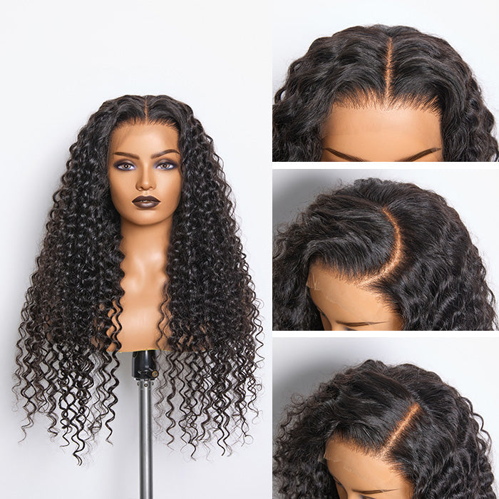 180% Density HD 13x4 Full Frontal Lace Wig Deep Wave