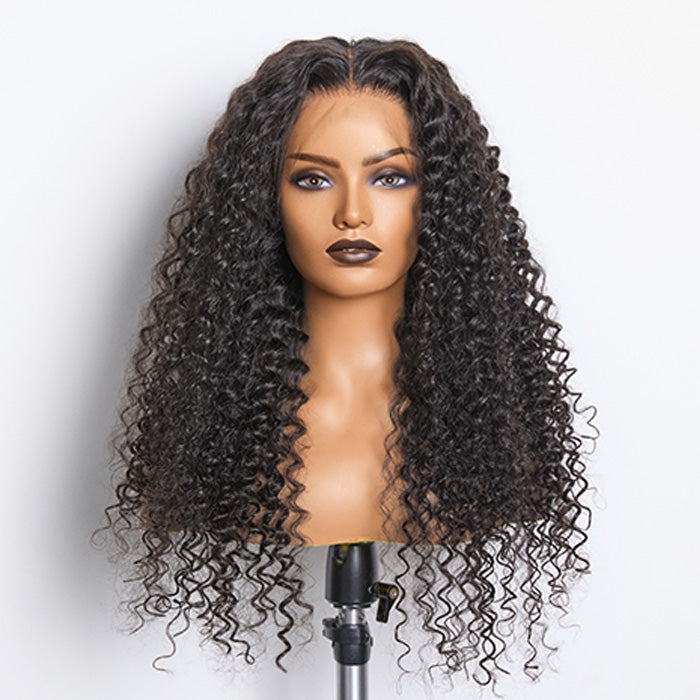 180% Density HD 13x4 Full Frontal Lace Wig Deep Curly