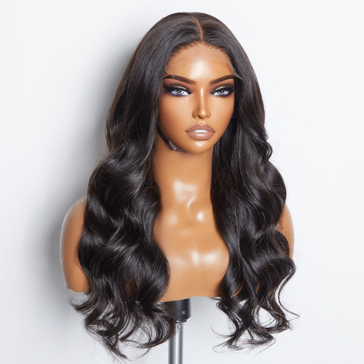 5x5 HD Glueless Lace Closure Wig Body Wave 180% Density