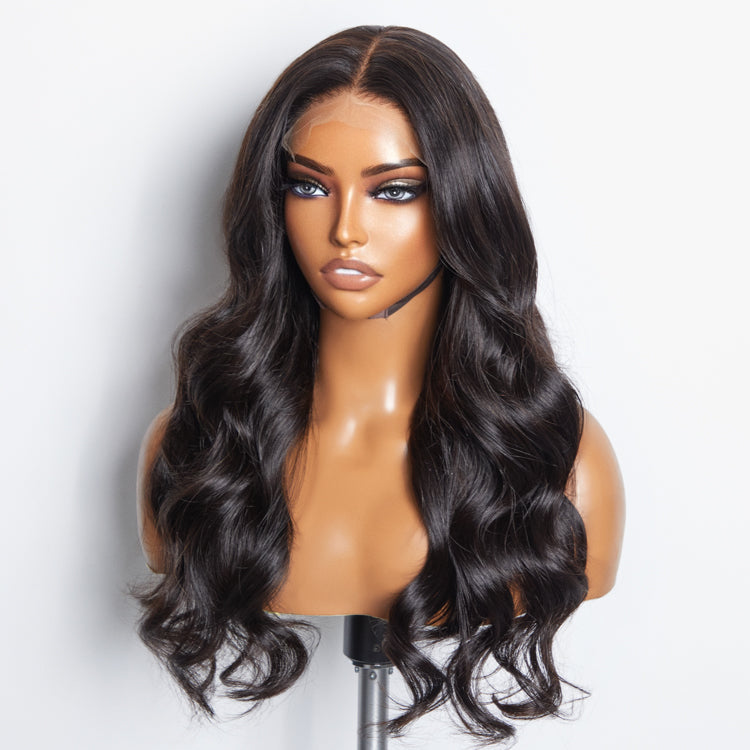 5x5 HD Glueless Lace Closure Wig Body Wave 180% Density