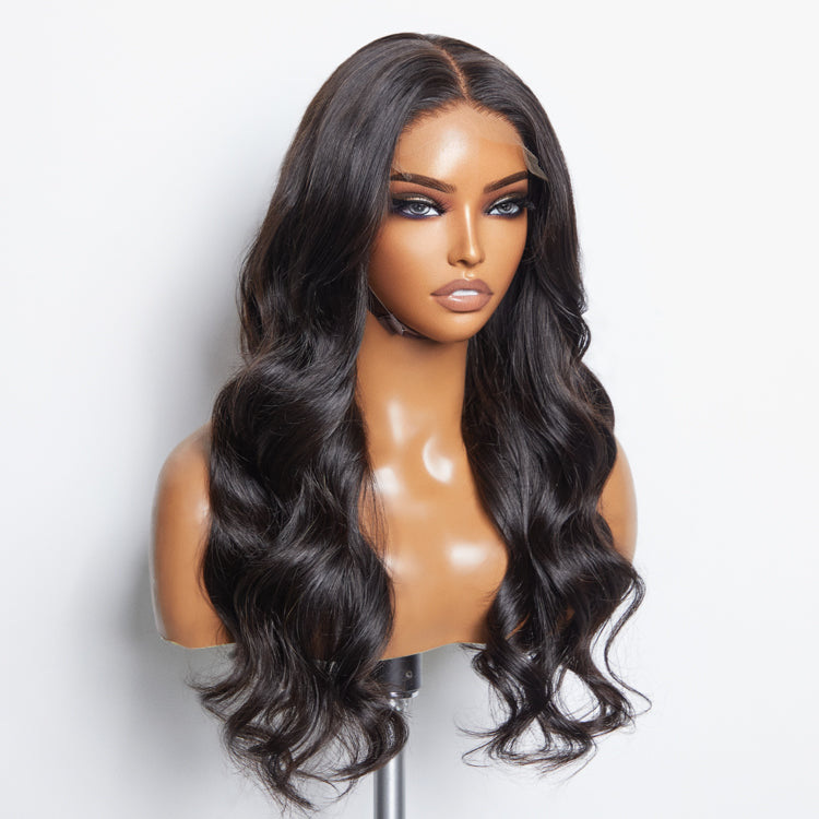 5x5 HD Glueless Lace Closure Wig Body Wave 180% Density