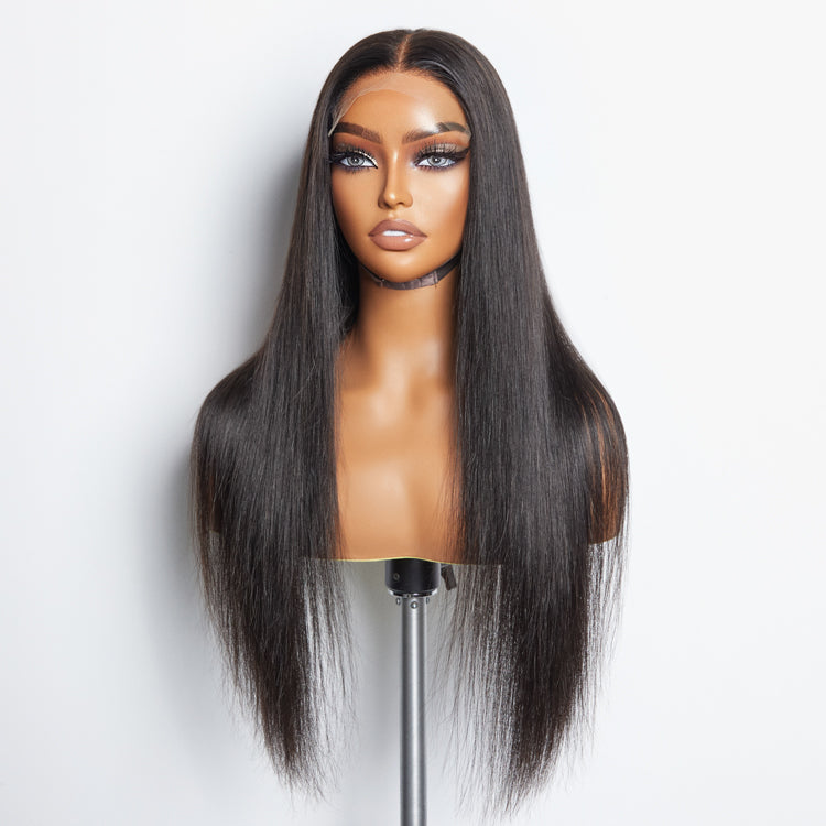 5x5 HD Glueless Lace Closure Wig Straight 180% Density