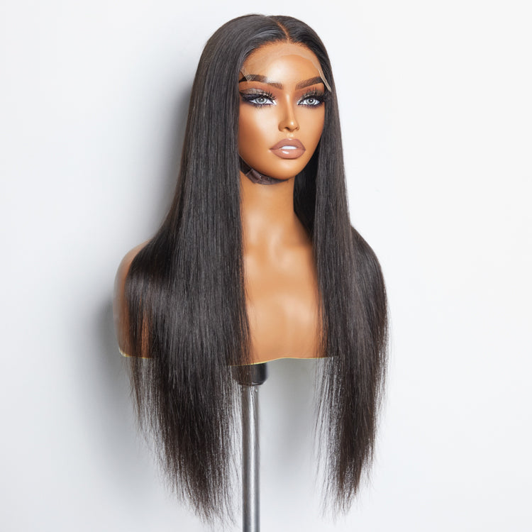 5x5 HD Glueless Lace Closure Wig Straight 180% Density