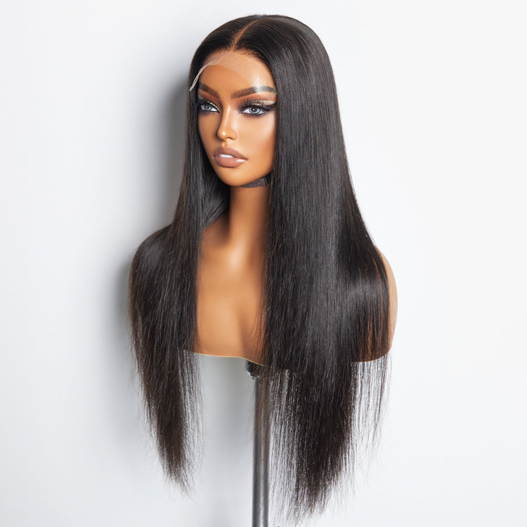 5x5 HD Glueless Lace Closure Wig Straight 180% Density