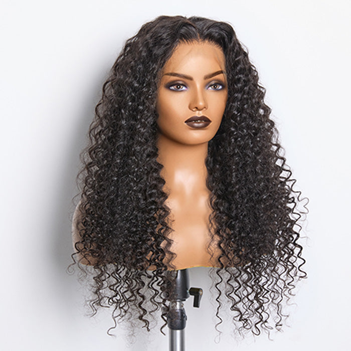 180% Density HD 13x4 Full Frontal Lace Wig Deep Curly