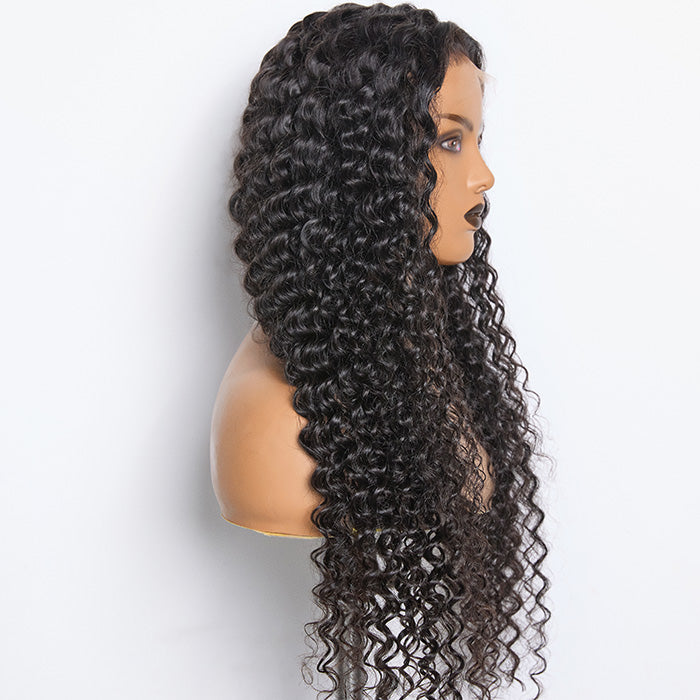 180% Density HD 13x4 Full Frontal Lace Wig Deep Wave