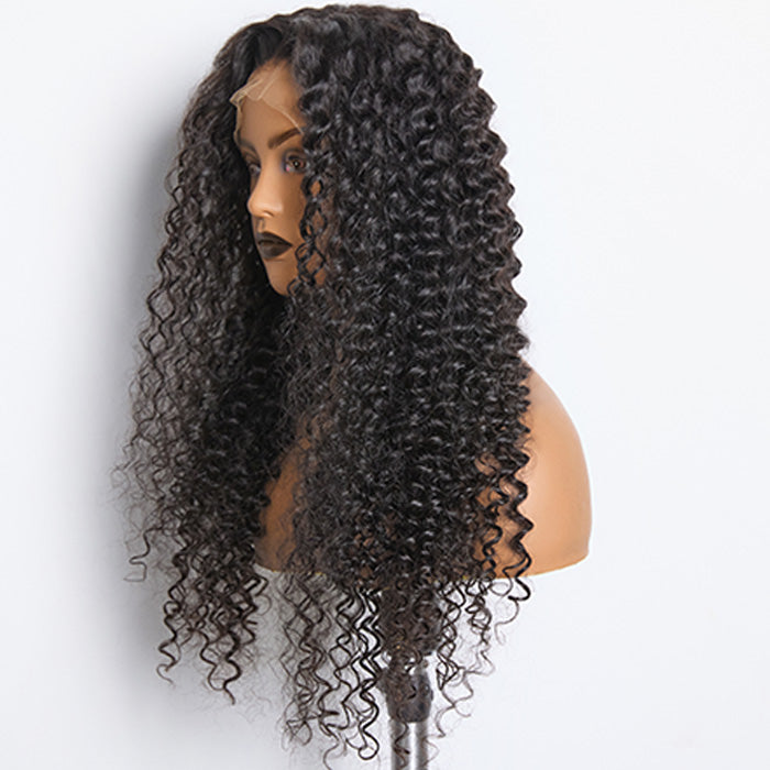 180% Density HD 13x4 Full Frontal Lace Wig Deep Curly