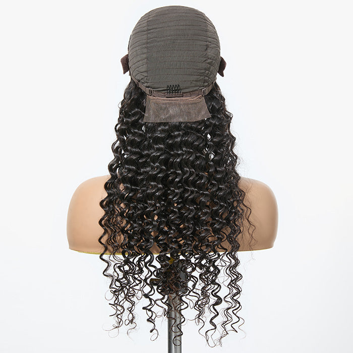 180% Density HD 13x4 Full Frontal Lace Wig Deep Curly