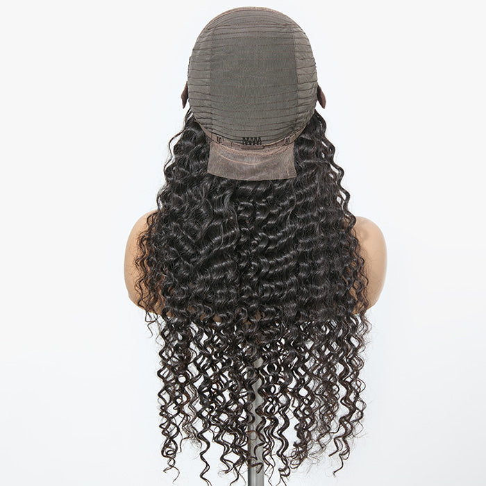 180% Density HD 13x4 Full Frontal Lace Wig Deep Wave