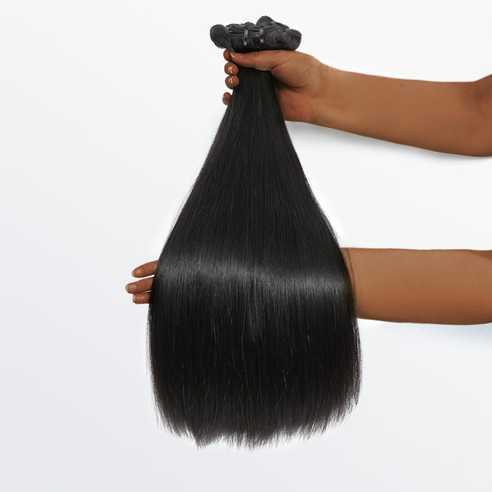 18-30 Inches Raw Vietnam Hair Bundles Straight #1B Natural Black