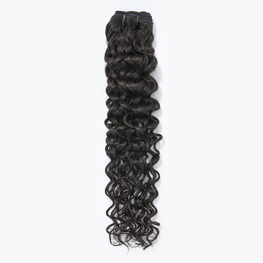 18-26 Inches Raw Vietnam Hair Bundles Burmese Curly #1B Natural Black