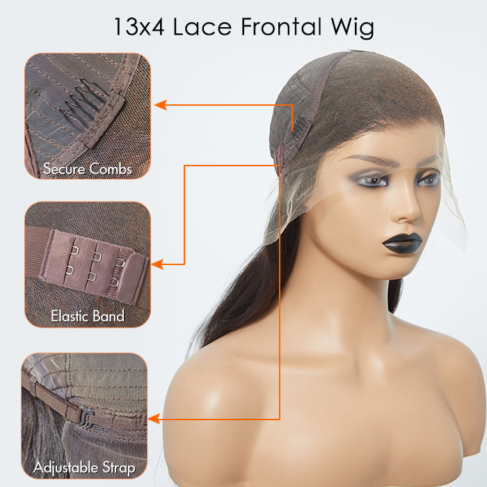 13x4 HD Glueless Lace Wig Body Wave 180% Density